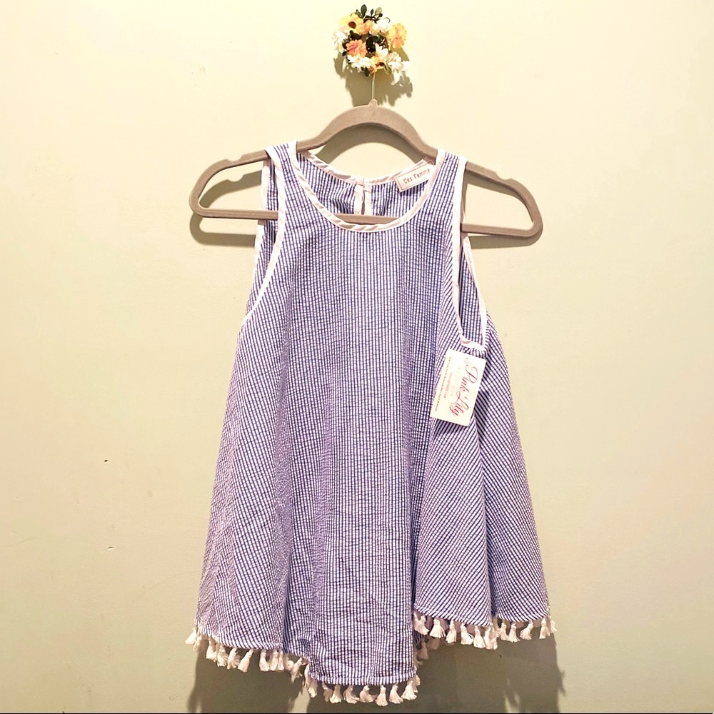 Seersucker inspired top